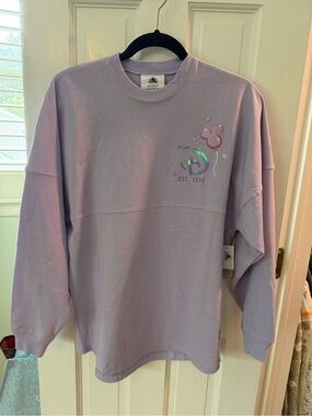 NWT Disney Purple Sequin with Balloons Spirit Jersey XS